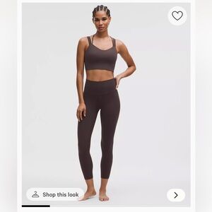 Lululemon Women's 25in align leggings in Java; size 12; $40